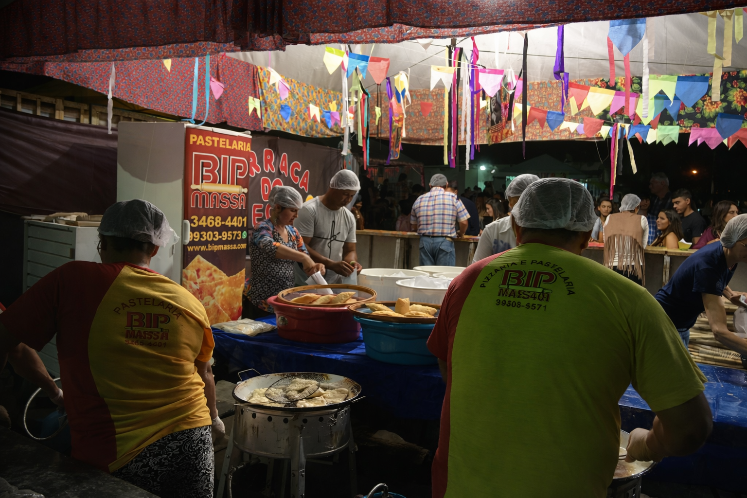 Produção de pastéis